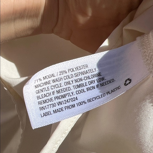 A New Day Ivory Collared Blouse - Picture 4 of 5